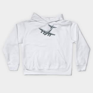 Jet Airliner Touchdown Retro Kids Hoodie